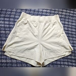 lululemon athletica Stretch Woven Relaxed-Fit High-Rise Butter Yellow Shorts